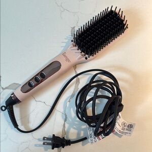Lange Pink Hair Straightening Brush
